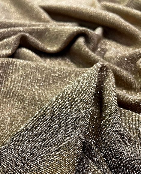 Трикотаж люрекс т.золото